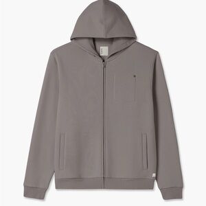 Vuori Gray Zip-Up Hoodie
